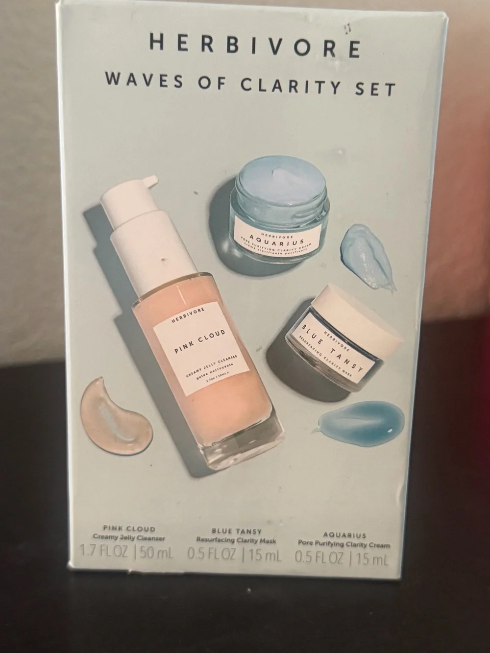 Herbivore Waves of Clarity skincare Set of 3